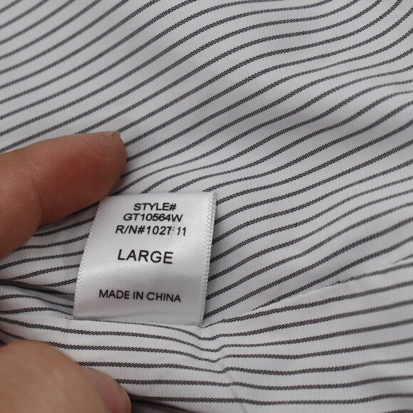 NWT Gibson Blazer Women's large Notch Collar One Button Black Cotton Blend work - Picture 12 of 12